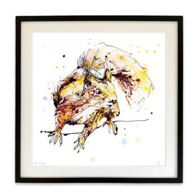 Get Set, Go! - Red Squirrel Print