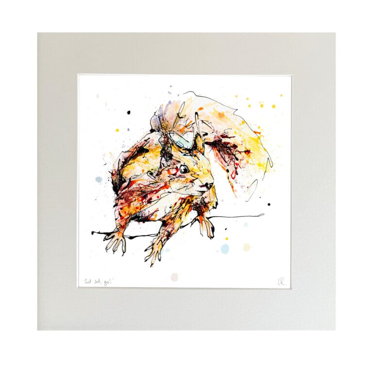 Get Set, Go! - Red Squirrel Print - Image 6