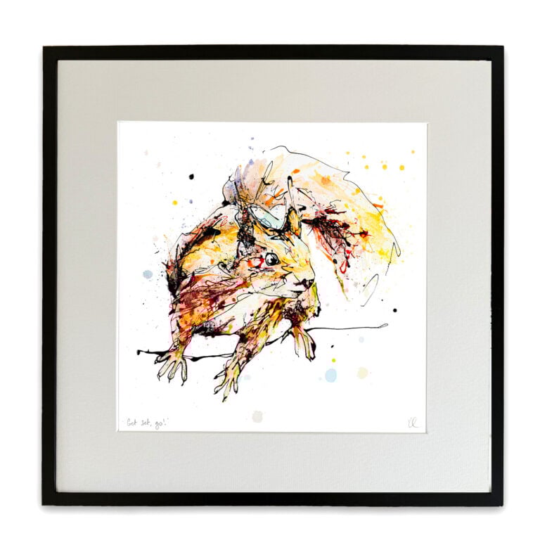 Get Set, Go! - Red Squirrel Print - Image 4