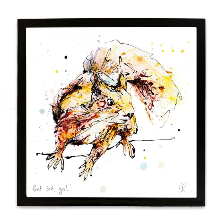 Get Set, Go! - Red Squirrel Print - Image 8