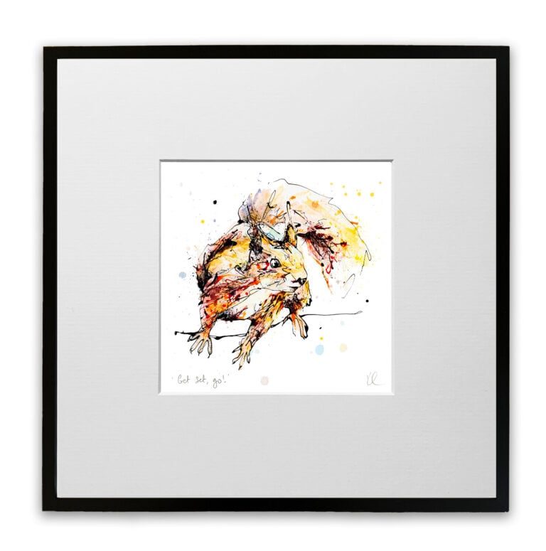 Get Set, Go! - Red Squirrel Print - Image 7