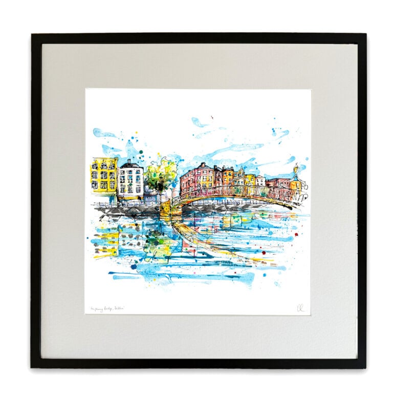 Ha'penny Bridge, Dublin - Ireland Print - Image 4