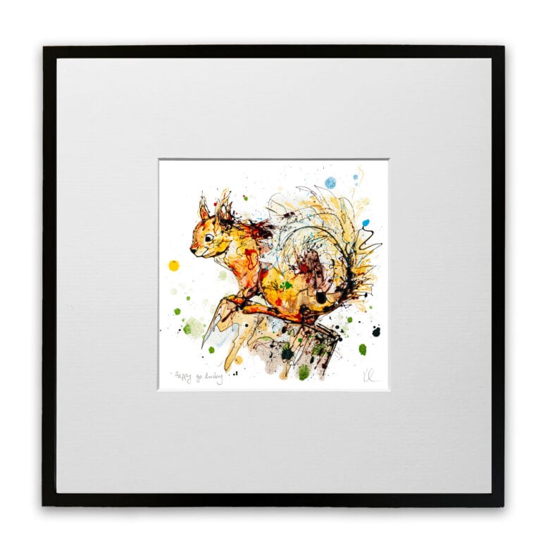 Happy Go Lucky - Red Squirrel Print - Image 7