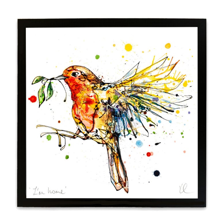 I'm Home - Robin in Flight Print - Image 8