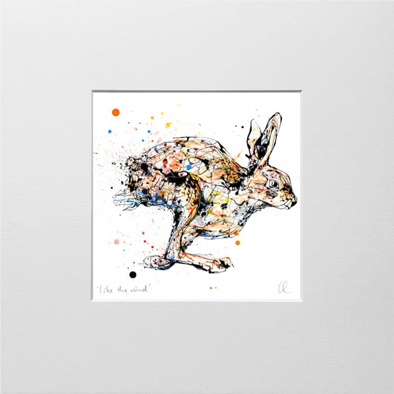Like the Wind - Irish Hare Print - Image 9