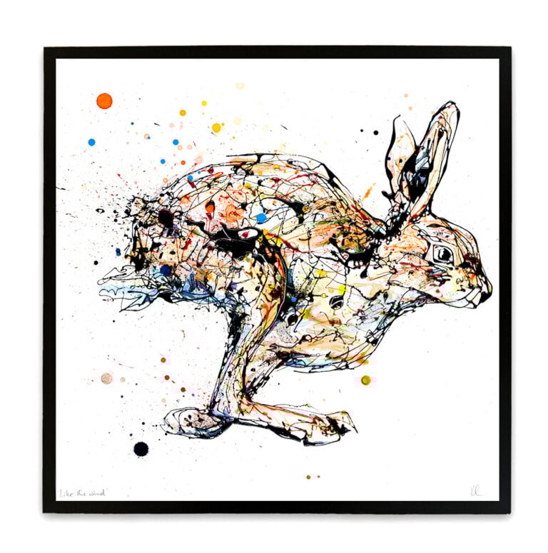 Like the Wind - Irish Hare Print - Image 2
