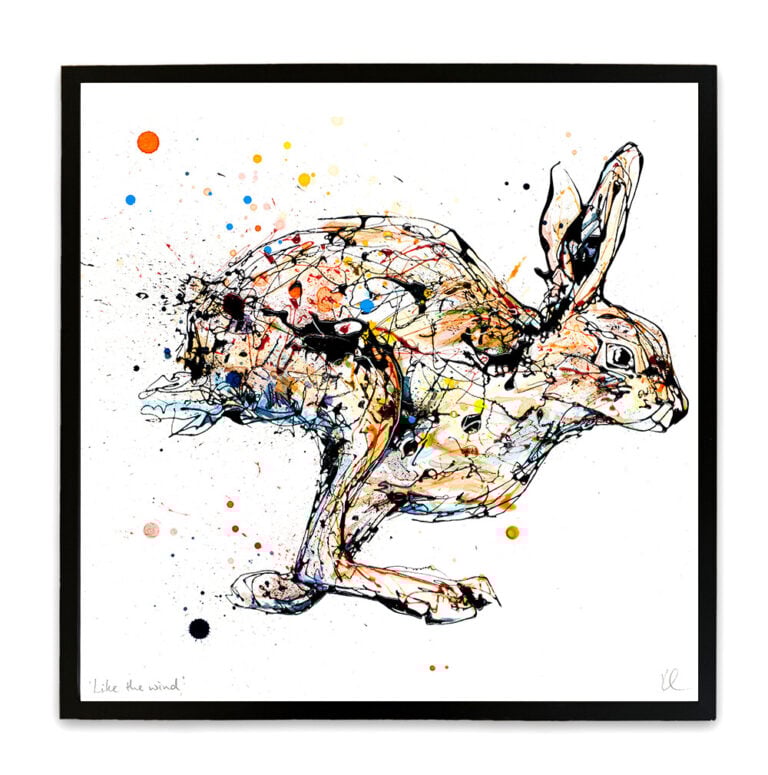 Like the Wind - Irish Hare Print - Image 5