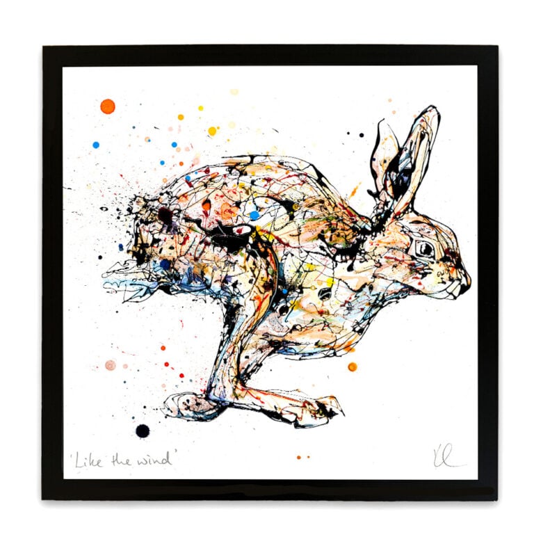 Like the Wind - Irish Hare Print - Image 8