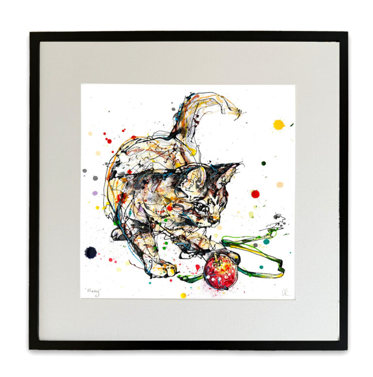 Merry - Christmas Cat Print - Image 4