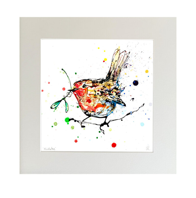 Mistletoe - Robin Print - Image 6