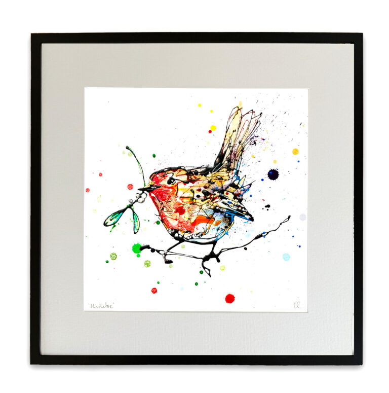 Mistletoe - Robin Print - Image 4