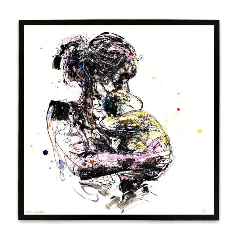 Mother and Child - Motherhood Print - Image 2