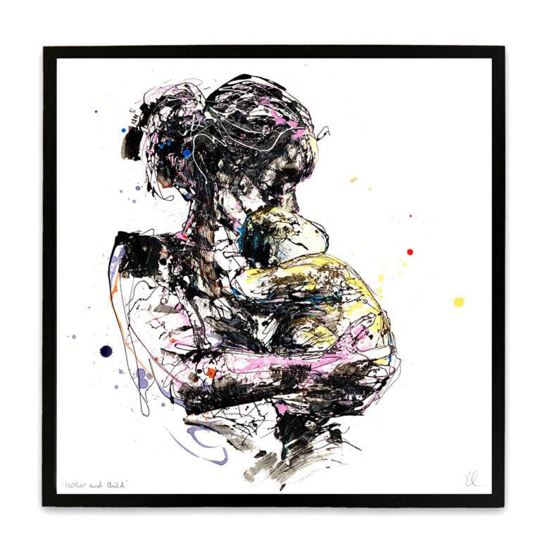 Mother and Child - Motherhood Print - Image 5