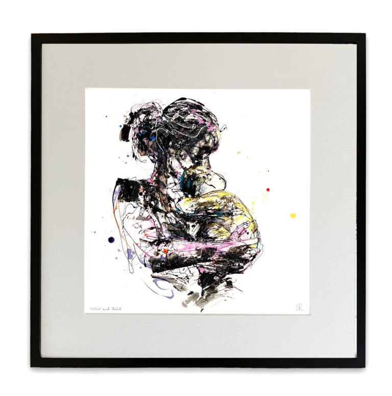 Mother and Child - Motherhood Print - Image 4