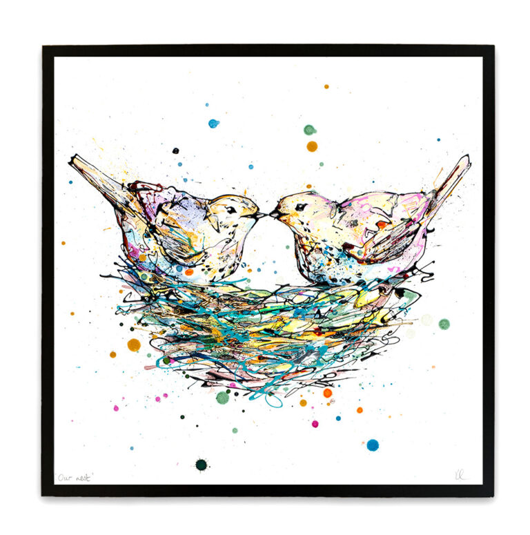 Our Nest - Two Birds in a Nest Print - Image 2