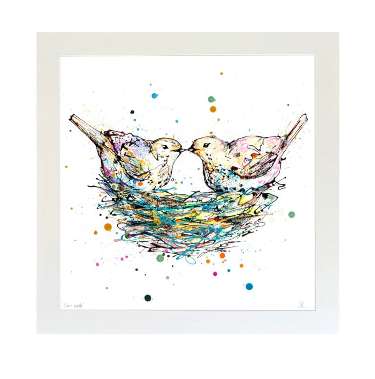 Our Nest - Two Birds in a Nest Print - Image 3