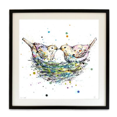 Our Nest - Two Birds in a Nest Print