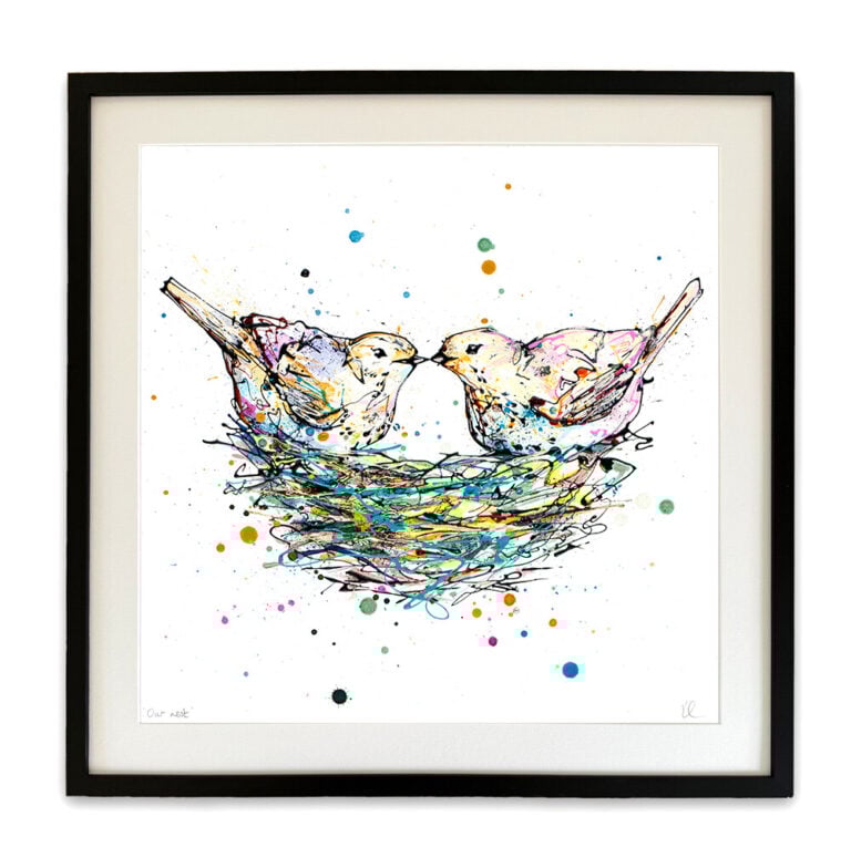 Our Nest - Two Birds in a Nest Print