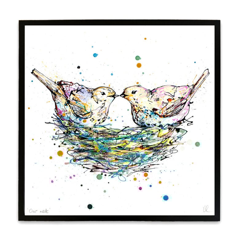 Our Nest - Two Birds in a Nest Print - Image 5