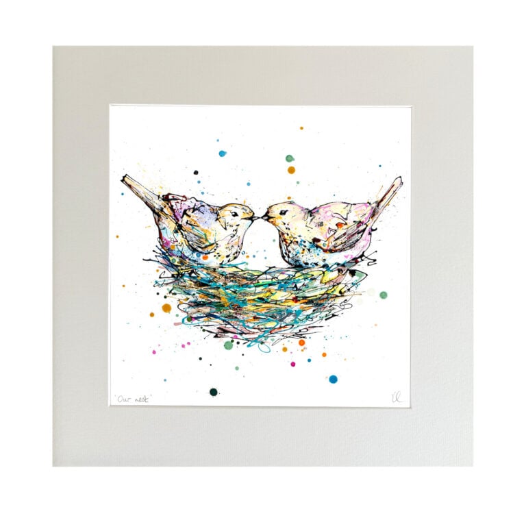 Our Nest - Two Birds in a Nest Print - Image 6