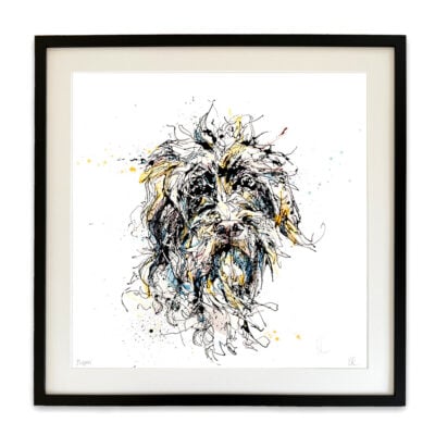 Slippers - Scruffy Dog Print