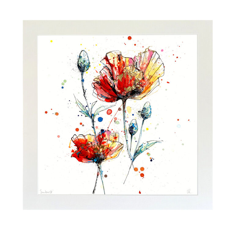 Sunburst - Poppy Flower Print - Image 3