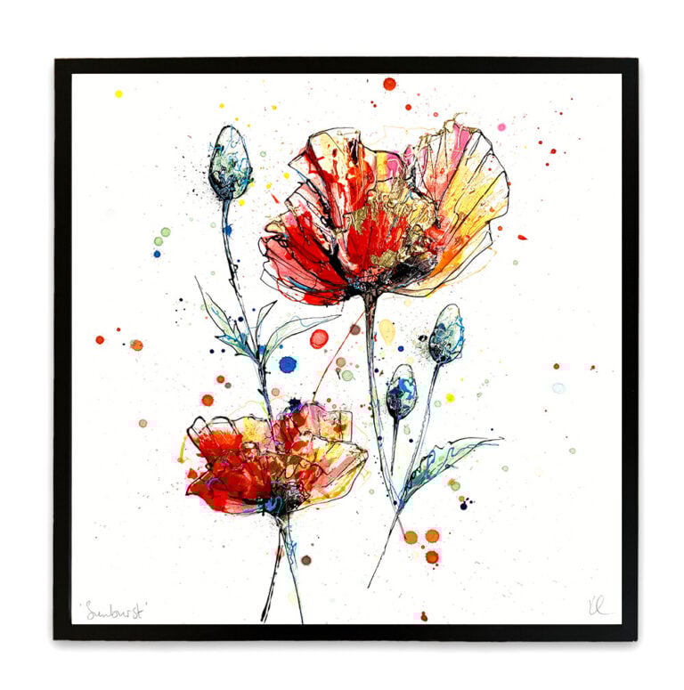 Sunburst - Poppy Flower Print - Image 5