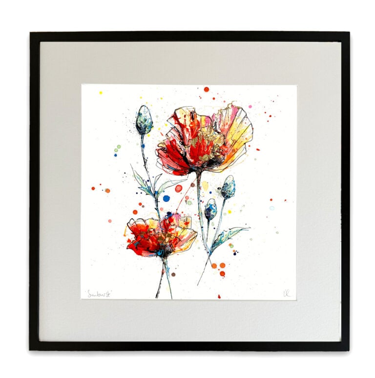 Sunburst - Poppy Flower Print - Image 4