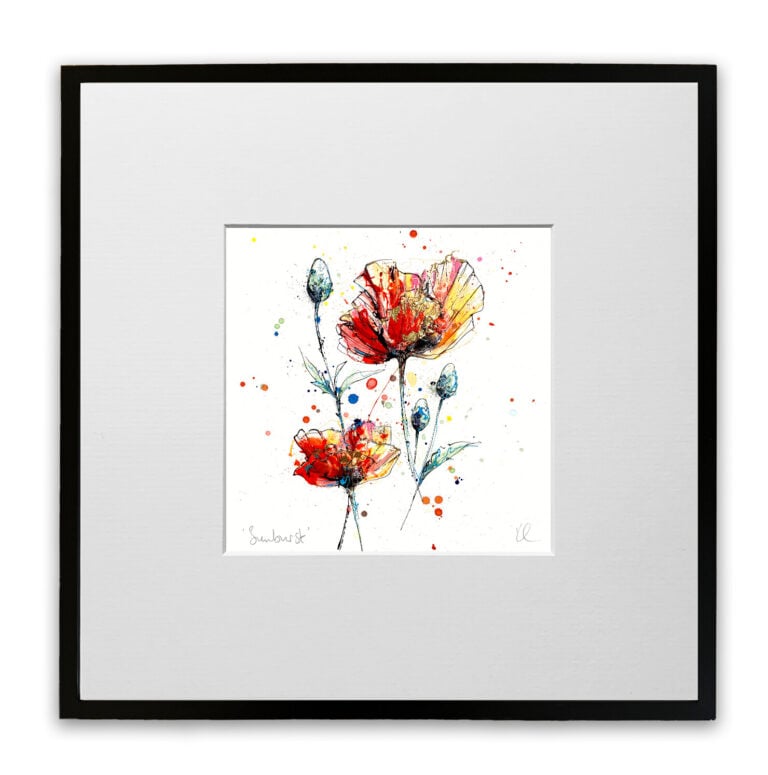 Sunburst - Poppy Flower Print - Image 7