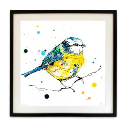 Sunlit - Blue Tit Print