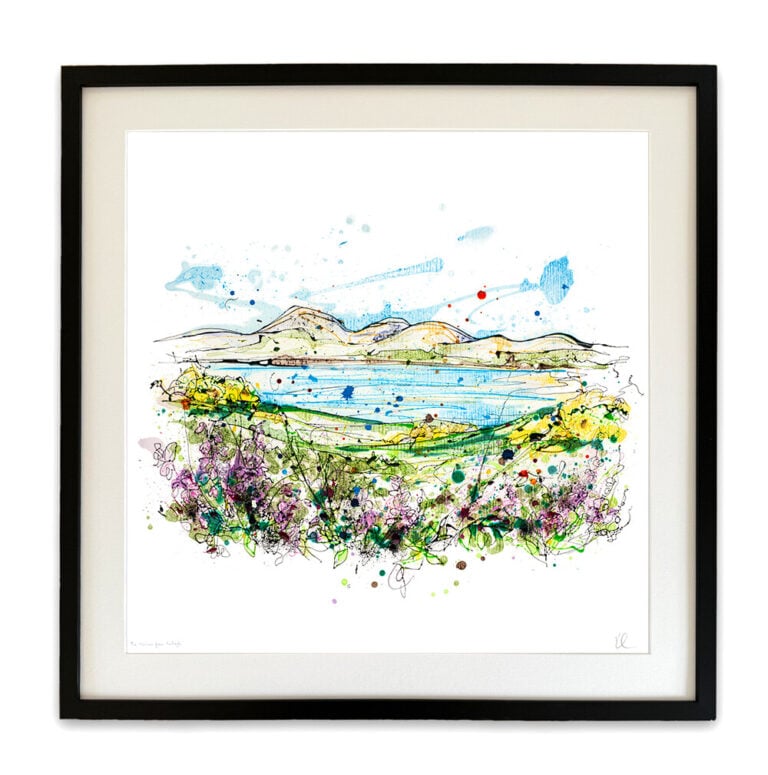 The Mournes from Murlough - Newcastle, County Down Print