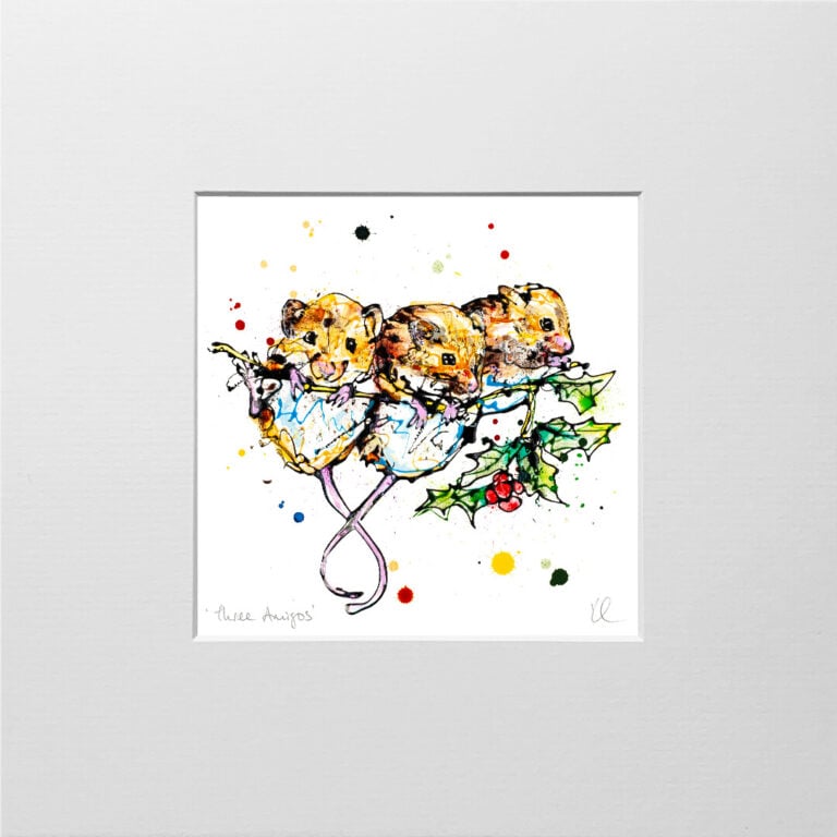 Three Amigos - Harvest Mice Print - Image 9