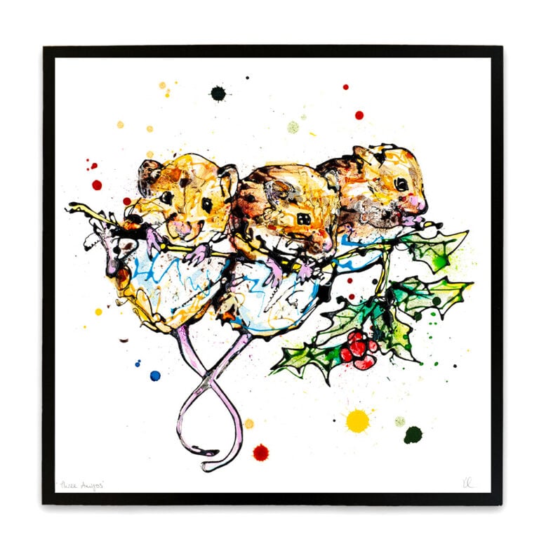 Three Amigos - Harvest Mice Print - Image 2