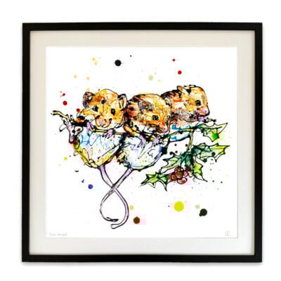 Three Amigos - Harvest Mice Print