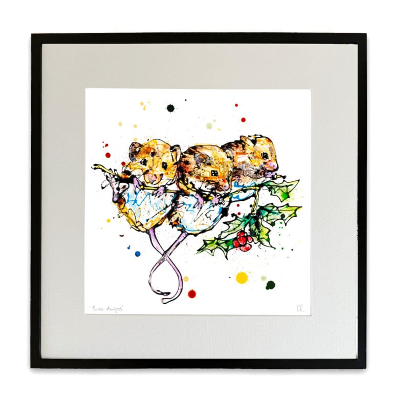 Three Amigos - Harvest Mice Print - Image 4