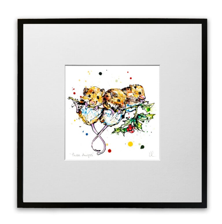 Three Amigos - Harvest Mice Print - Image 7