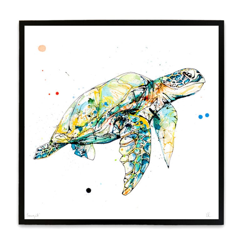 Tranquil - Sea Turtle Print - Image 2