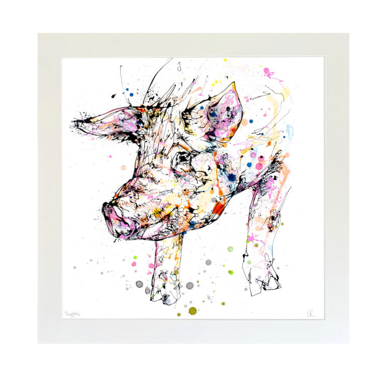 Truffles - Farmyard Pig Print - Image 3