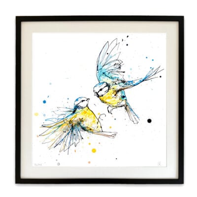 United - Blue Tits Print