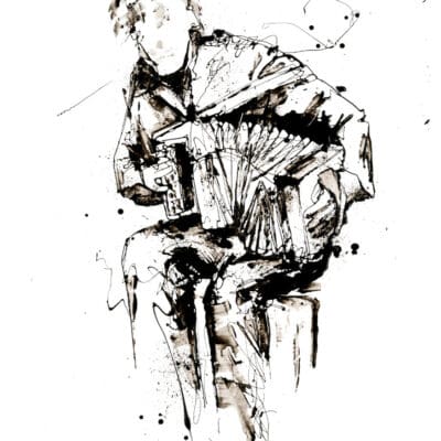 Breathe Into The Notes - Accordion Print