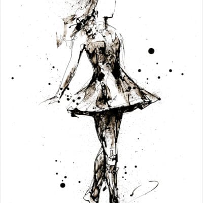 Flame In The Step - Irish Dancer Print