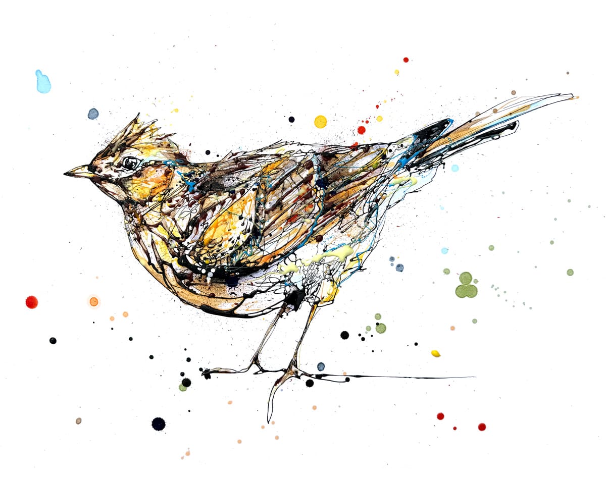 Skylark - Bird Print
