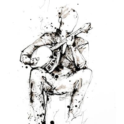 The Lift Of The Tune - Banjo Print
