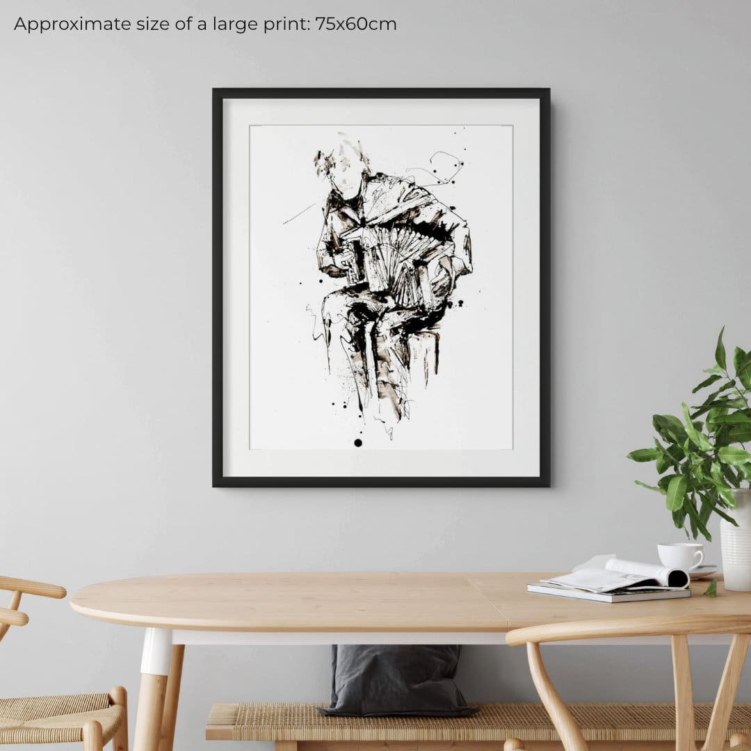Breathe Into The Notes - Accordion Print - Image 4