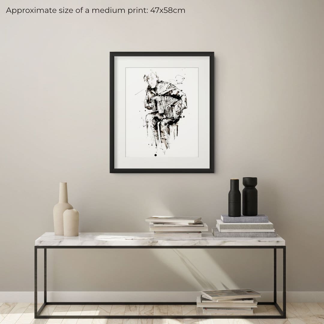 Breathe Into The Notes - Accordion Print - Image 3