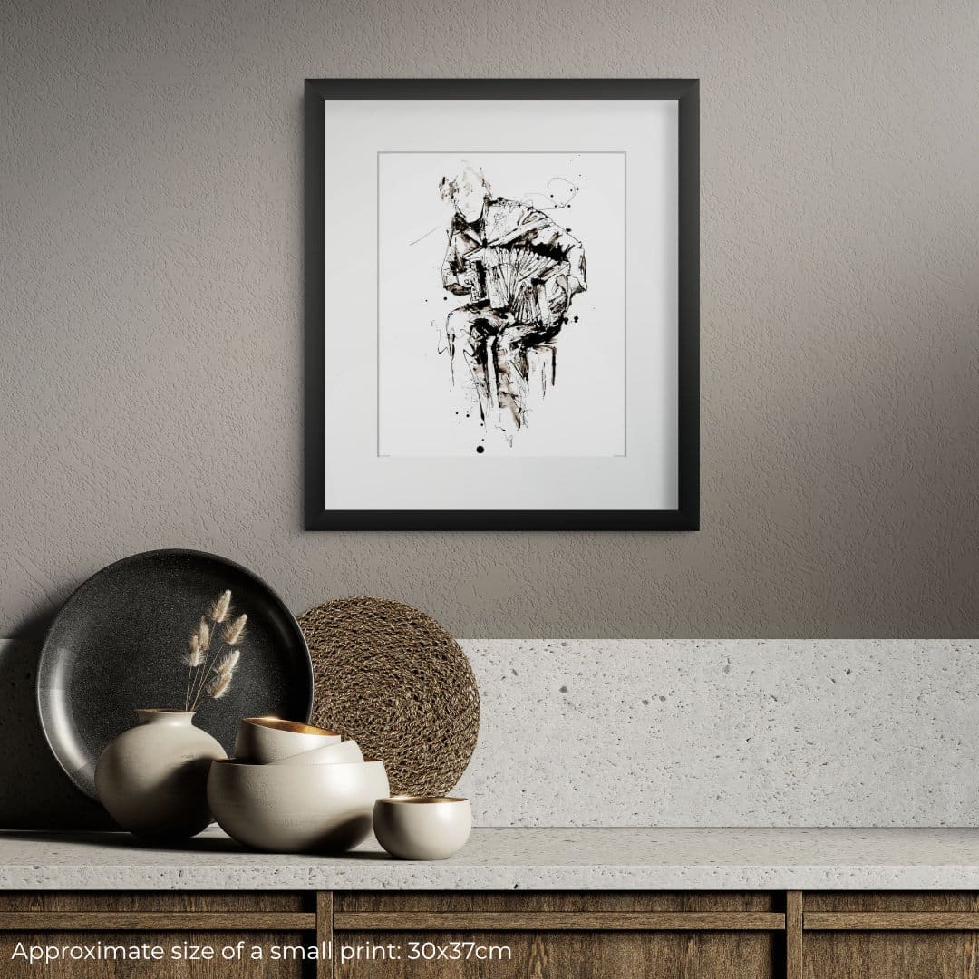 Breathe Into The Notes - Accordion Print - Image 2