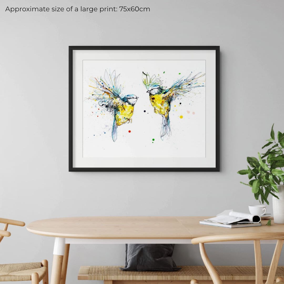 Double Dare - Bluetits Print - Image 4