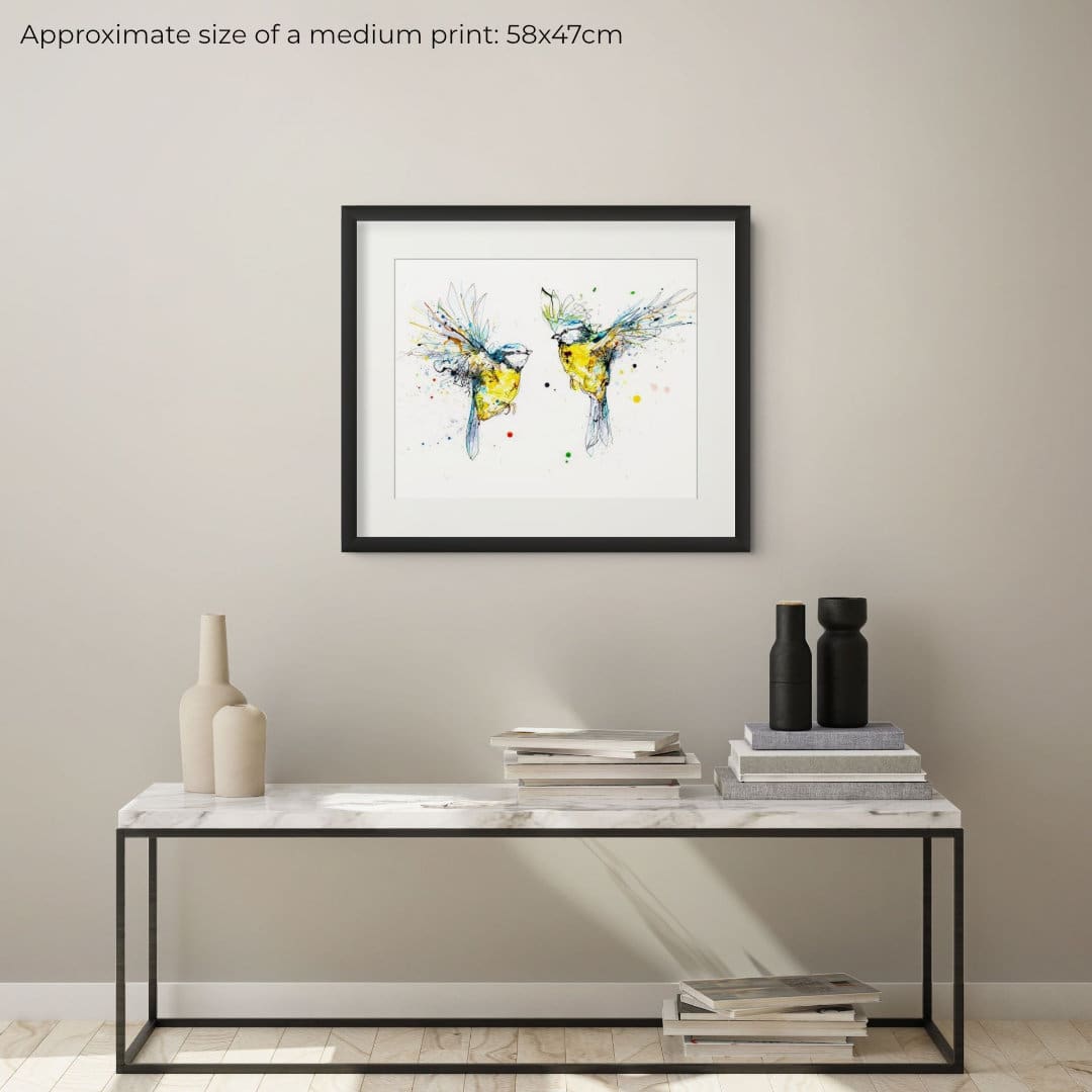 Double Dare - Bluetits Print - Image 3