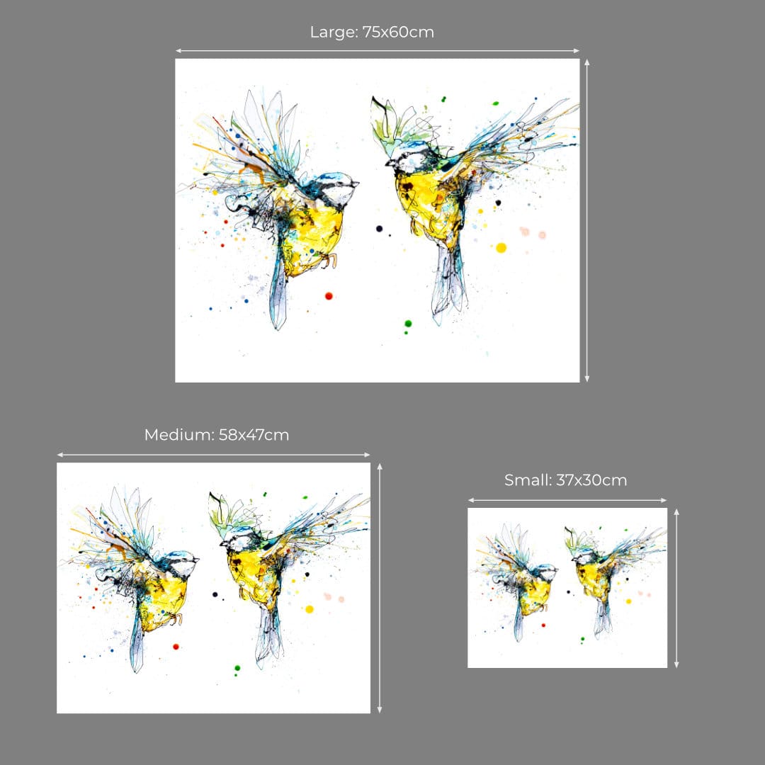Double Dare - Bluetits Print - Image 5